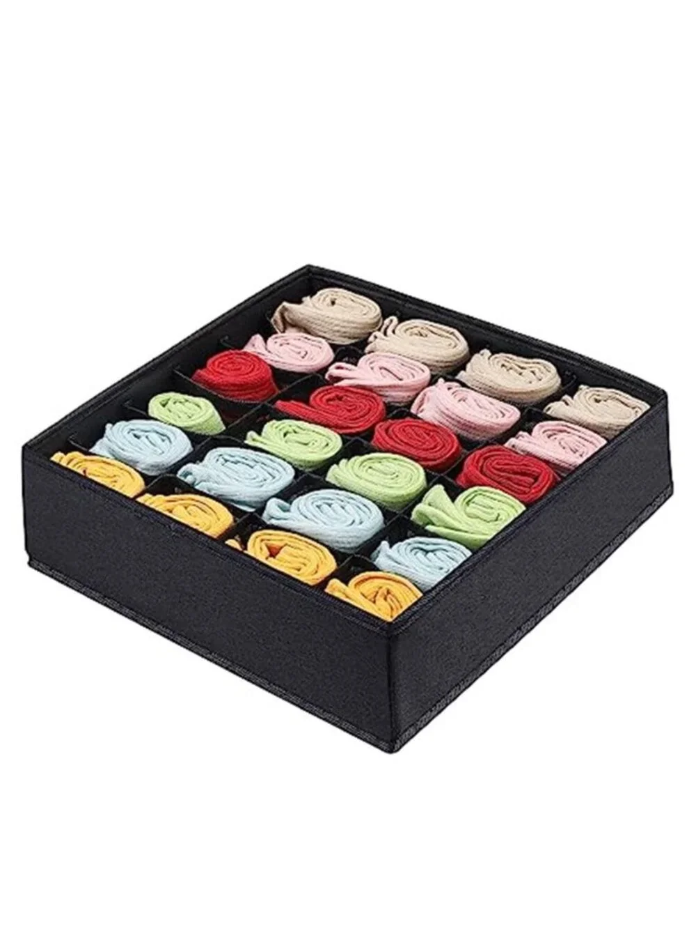Drawer Organizer Closet Storage Boxes Foldable Underwear Socks Divider 24 Slot